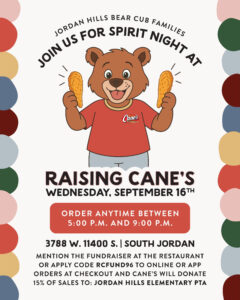 Raising Canes Spirit Night